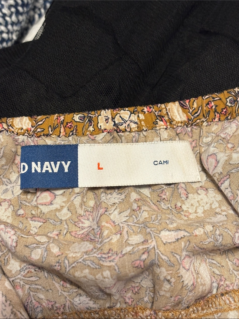 Old Navy Floral Maxi Dress in Mustard and White - Picture 2 of 2
